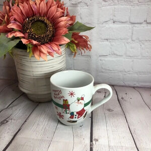 Vintage fitz and floyd merry & bright Christmas mug